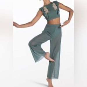 2 piece dance costume size adult small